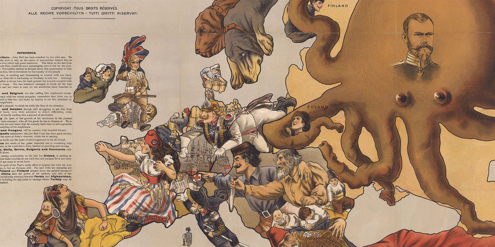 old world maps of europe