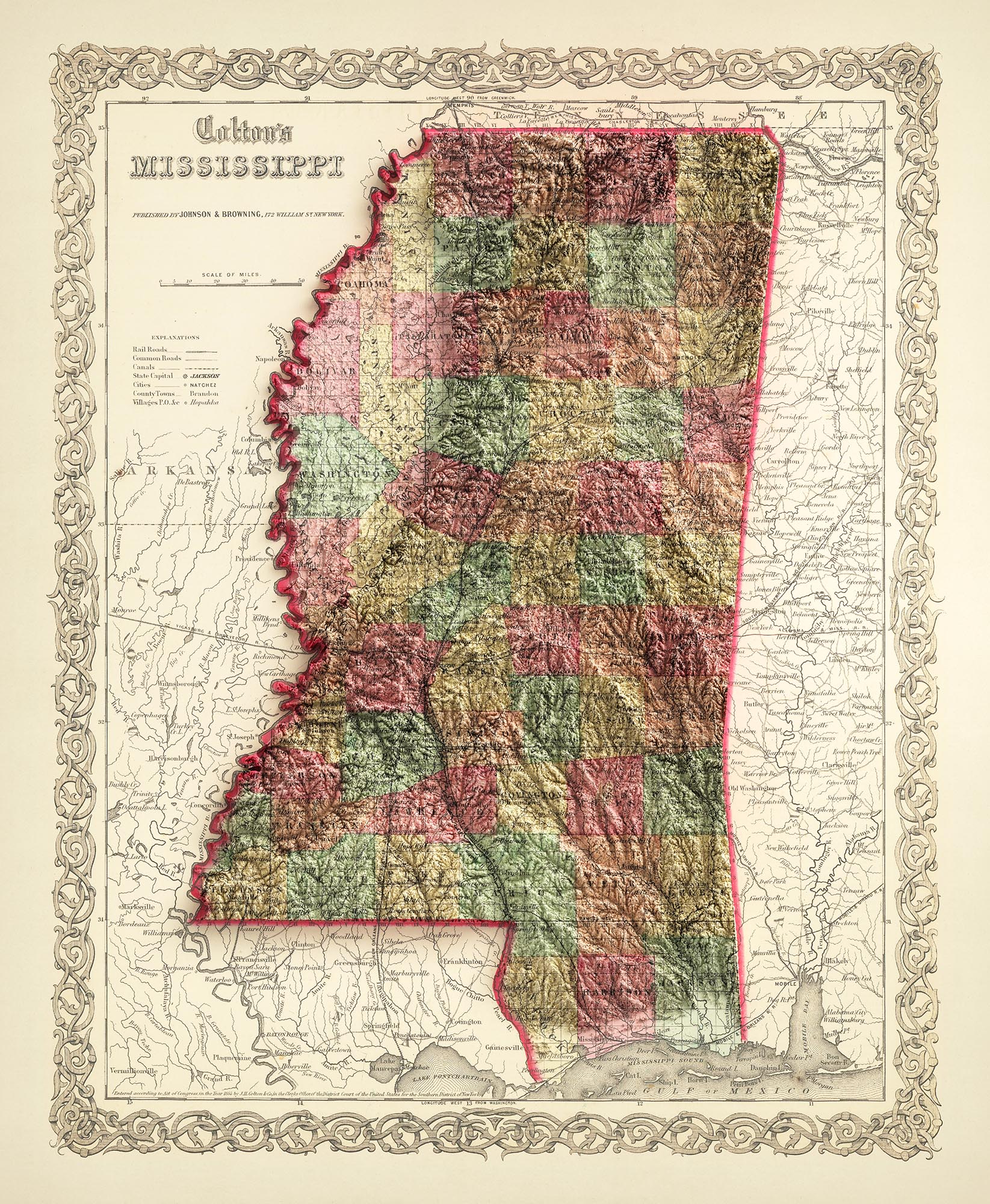 Image showing the difference between an Original map and a map that has undergone the Unique 3D transformation