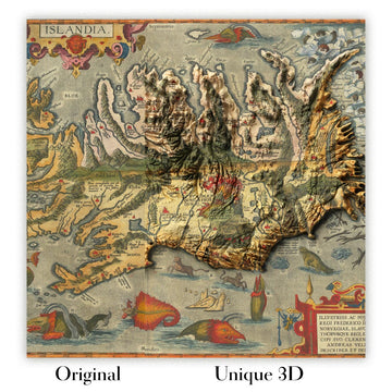 Image showing the difference between an Original map and a Personalised map