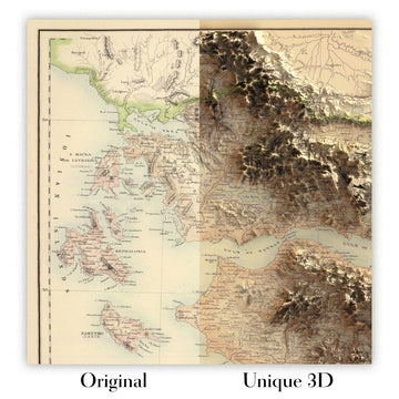 Image showing the difference between an Original map and a Personalised map