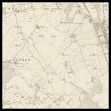 Mapa antiguo personalizado de Stevenage 