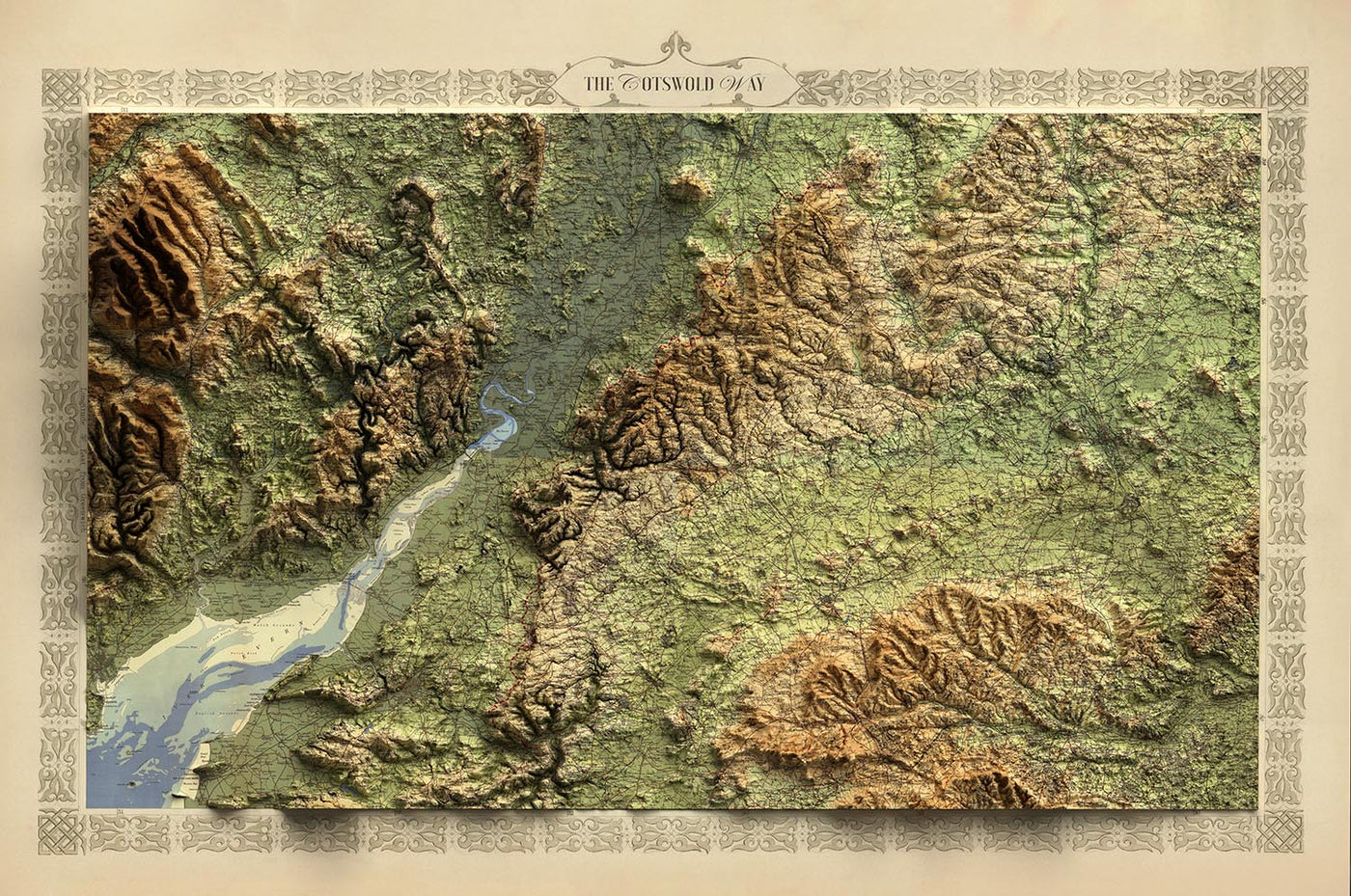 Personalised 3D Relief Map - Make Your Own Topographical Map of Anywhere in the World