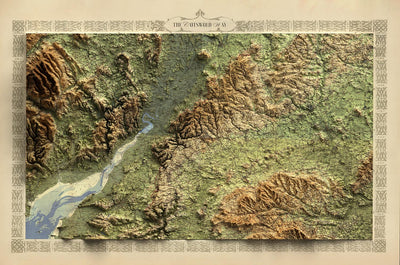 Personalised 3D Relief Map - Make Your Own Topographical Map of Anywhere in the World