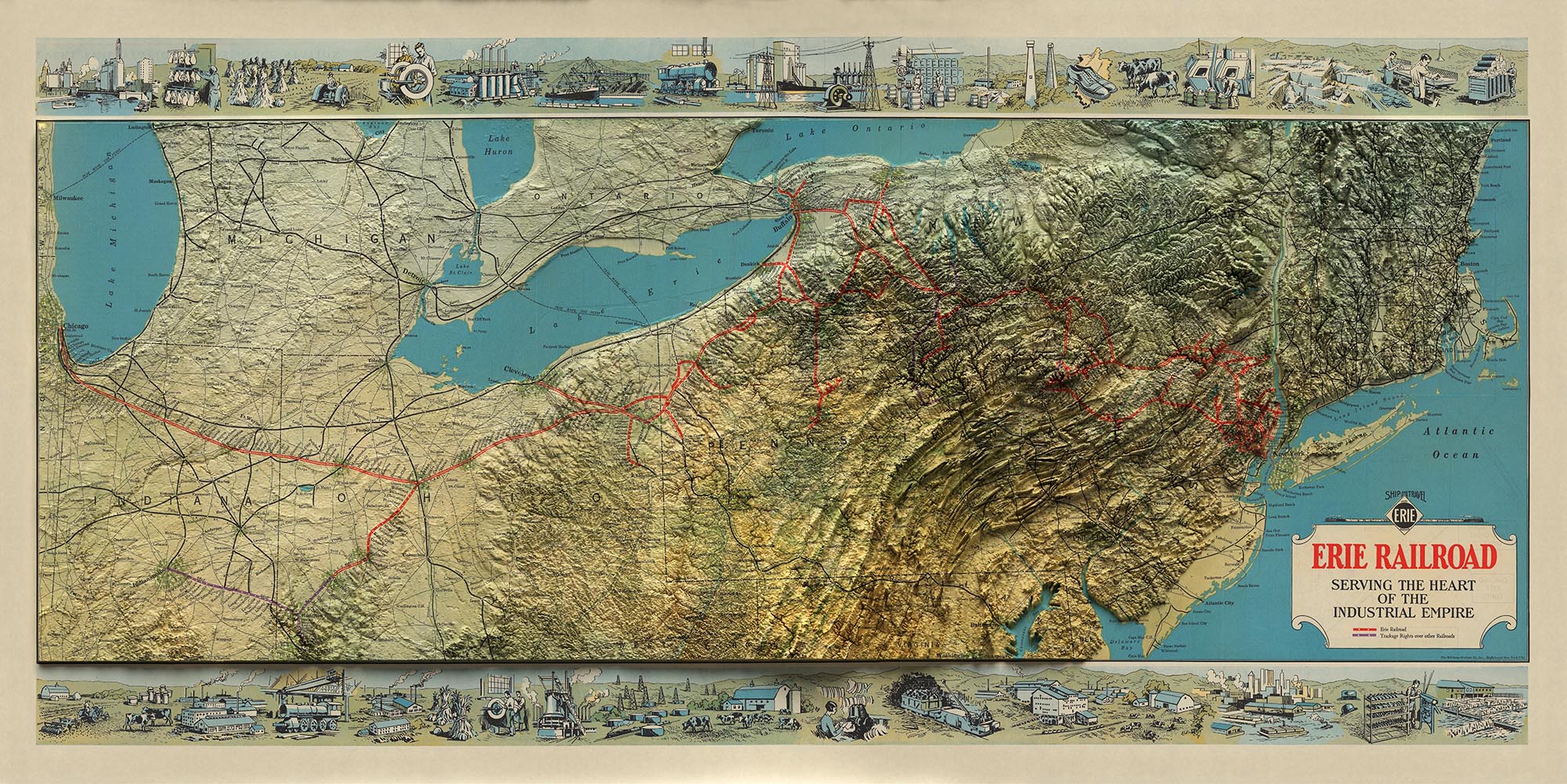Image showing the difference between an Original map and a map that has undergone the Unique 3D transformation