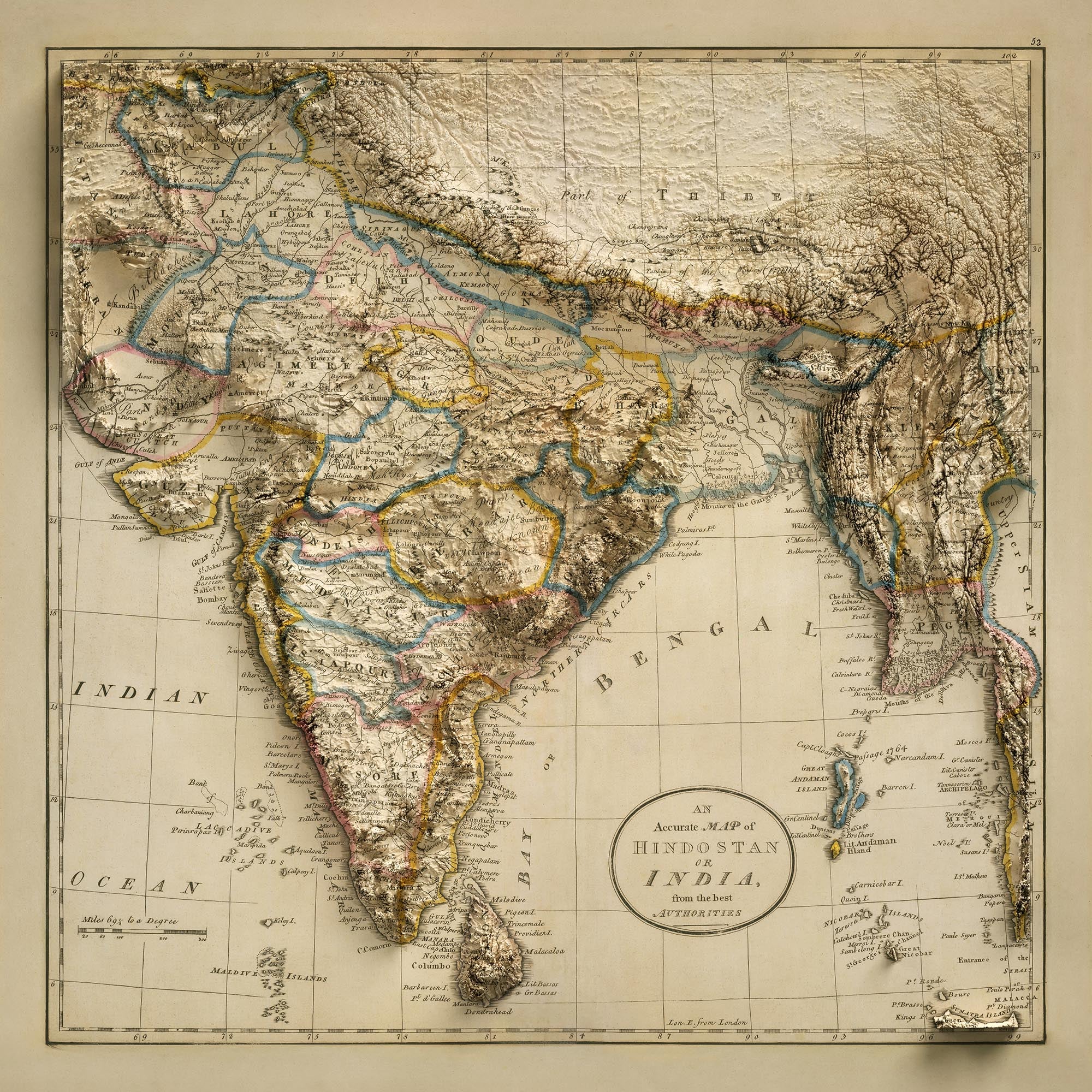 Image showing the difference between an Original map and a map that has undergone the Unique 3D transformation