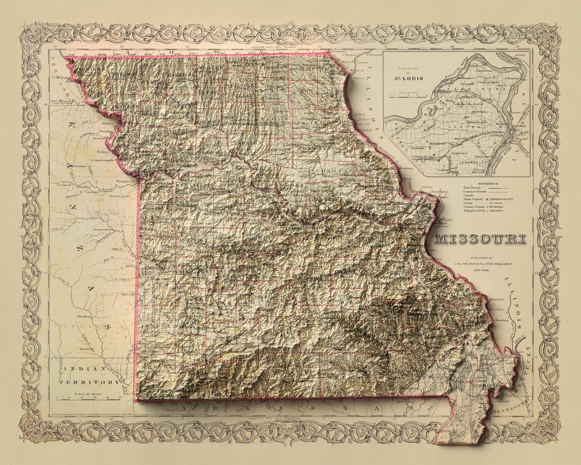Image showing the difference between an Original map and a map that has undergone the Unique 3D transformation