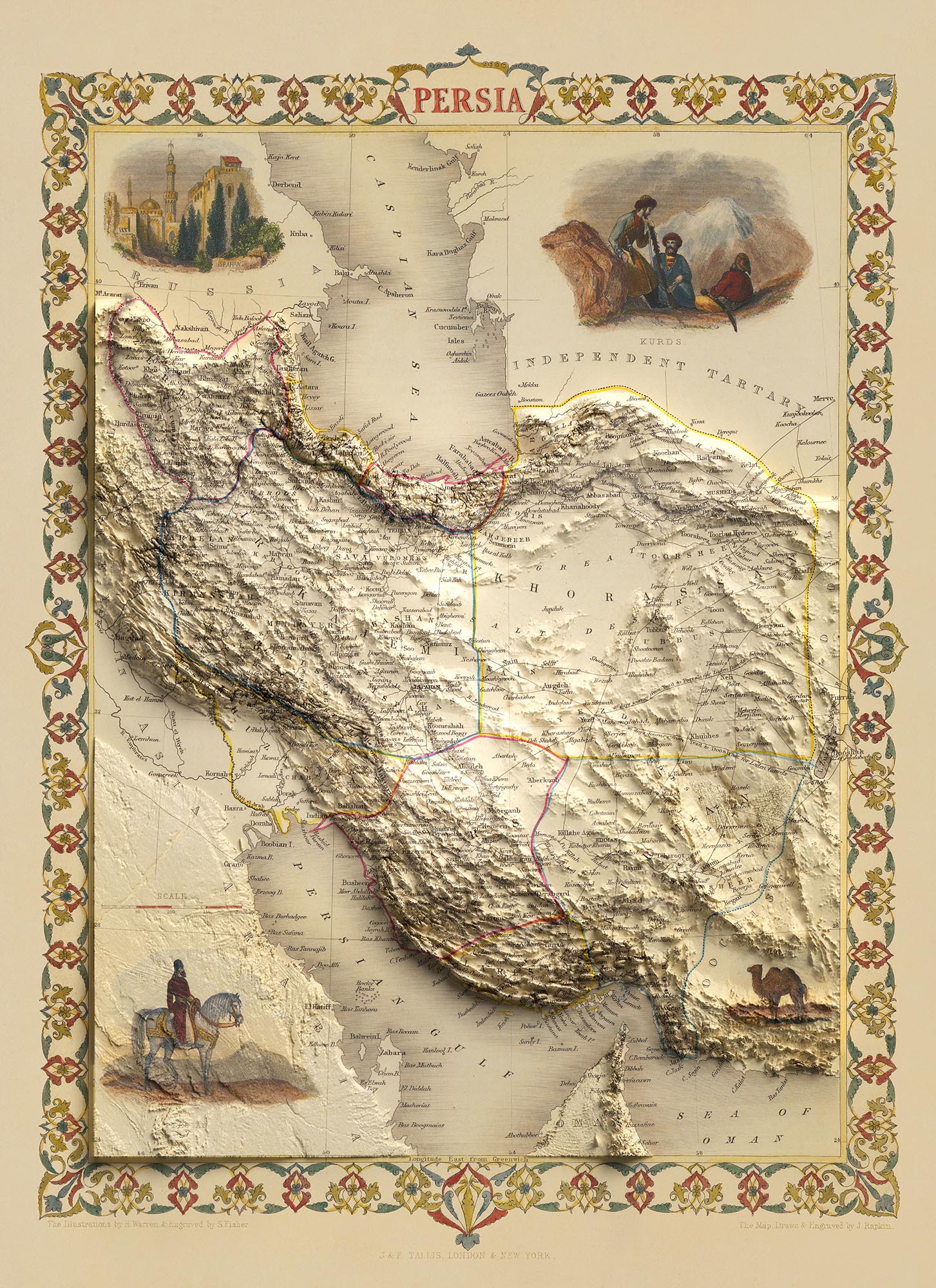 Image showing the difference between an Original map and a map that has undergone the Unique 3D transformation