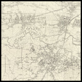 Carte ancienne personnalisée de Wythenshawe 
