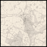 Personalised Old Map of Dunblane