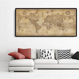 Mapa del Viejo Mundo de Edward Stanford, 1898 - Masterpiece Sepia Atlas Wall Chart