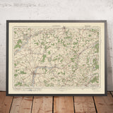 Old Ordnance Survey Map, Sheet 123 - Winchester, 1925: Basingstoke, Whitchurch, Petersfield, Alton, Odiham