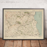 Old Ordnance Survey Map, Sheet 4 - Alnwick & Rothbury, 1919-1926: Longframlington, Amble, Shilbottle