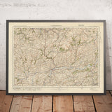 Old Ordnance Survey Map, Sheet 89 - Carmarthen, 1925: St Clears, Llandeilo, Ammanford, Llandysul, Newcastle Emlyn