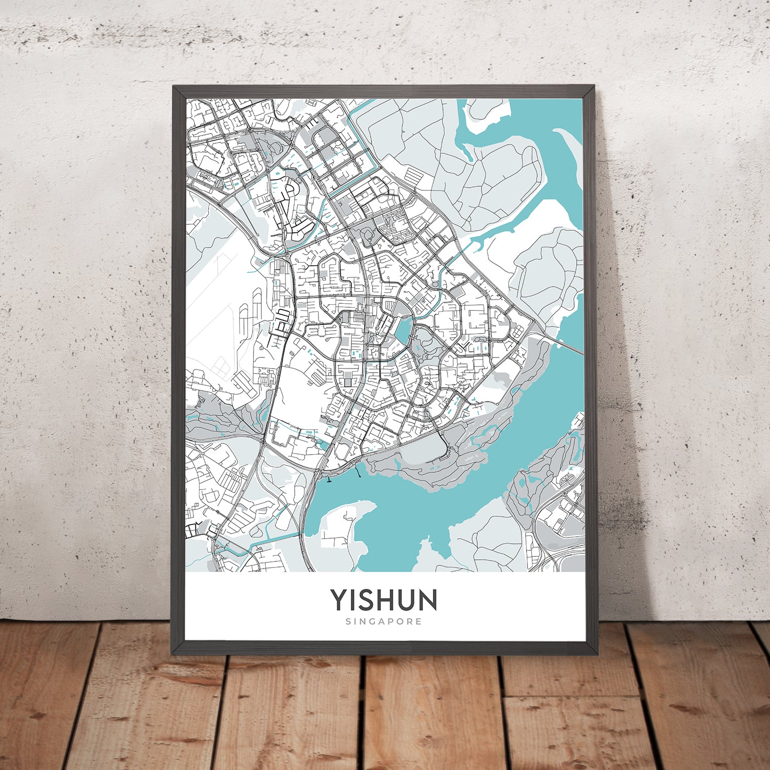 Modern City Map of Yishun, Singapore: Khoo Teck Puat Hospital, Northpo ...