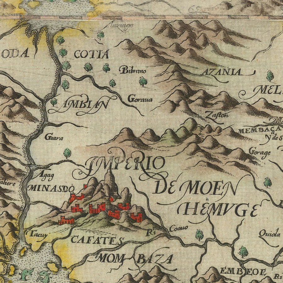 Mappa rara di Pigafetta dell&