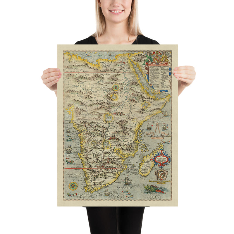 Mappa rara di Pigafetta dell&