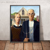 American Gothic di Grant Wood, 1930 
