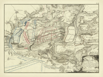 Bataille de Prague par Anonyme, 1778