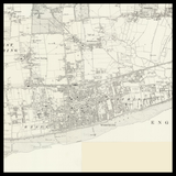 Mapa antiguo personalizado de Worthing 
