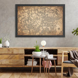 Mappa Fantasy Personalizzata della Città: Fatta a Mano in Stile LOTR, Qualsiasi Luogo o Casa nel Mondo 