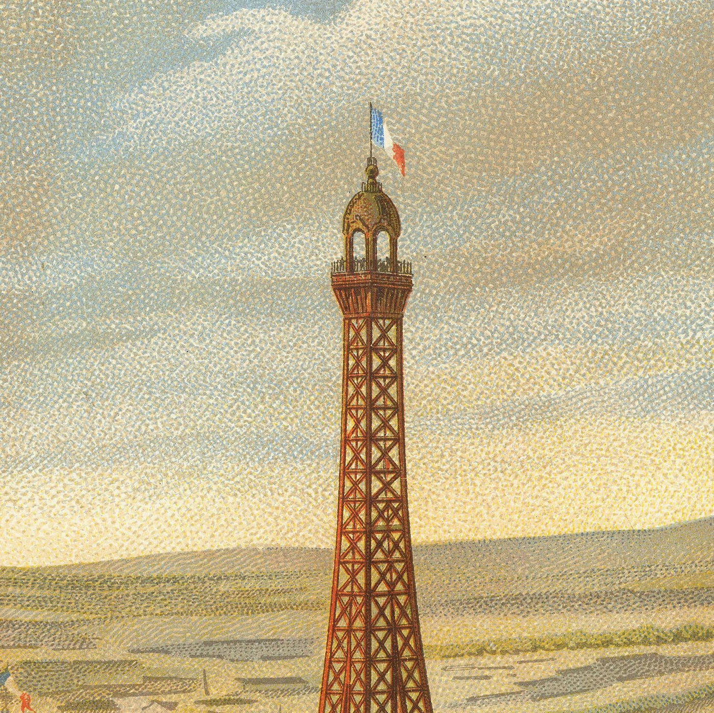 First View of the Eiffel Tower at the Exposition Universelle de Paris, 1889