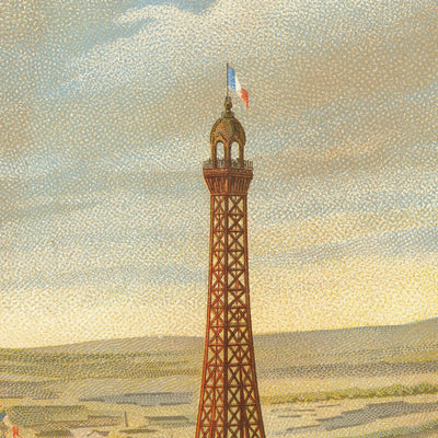 First View of the Eiffel Tower at the Exposition Universelle de Paris, 1889