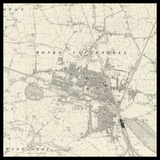 Mapa antiguo personalizado de Crewe 