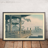 Nigatsu-do im Tōdai-ji Tempel in Nara von Hasui Kawase, 1935 