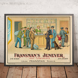 Fransman’s Vintage Jenever Poster, 1900