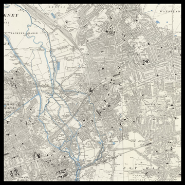 An old Ordnance Survey map of Stratford