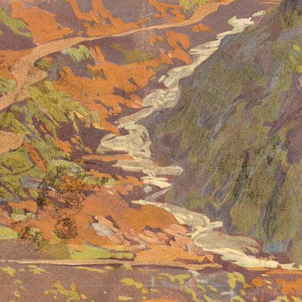 Southwest France Travel Poster: Chemin de fer du Midi by Louis Tauzin, 1910