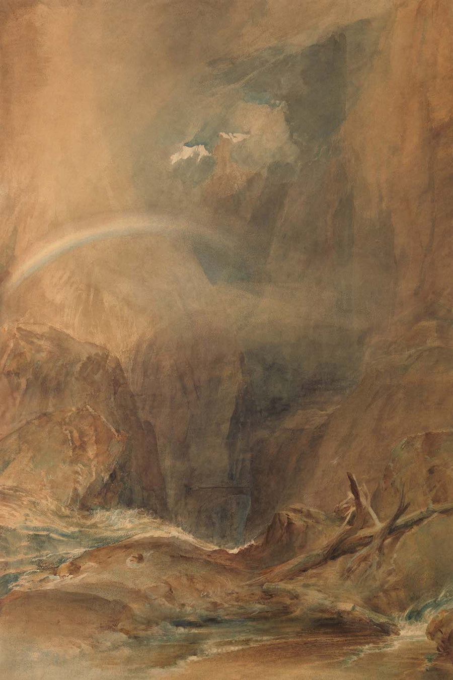 Ponte del Diavolo, Passo del San Gottardo di Turner, 1804 