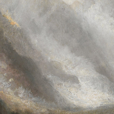 Vallée d'Aoste : Tempête de neige, avalanche et orage par Turner, 1836 