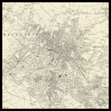 Carte ancienne personnalisée de Cheltenham 
