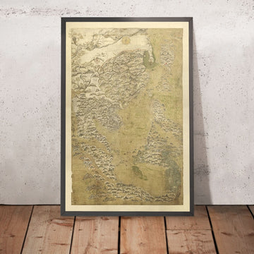 Mappa rara e antica della Cina e dell&