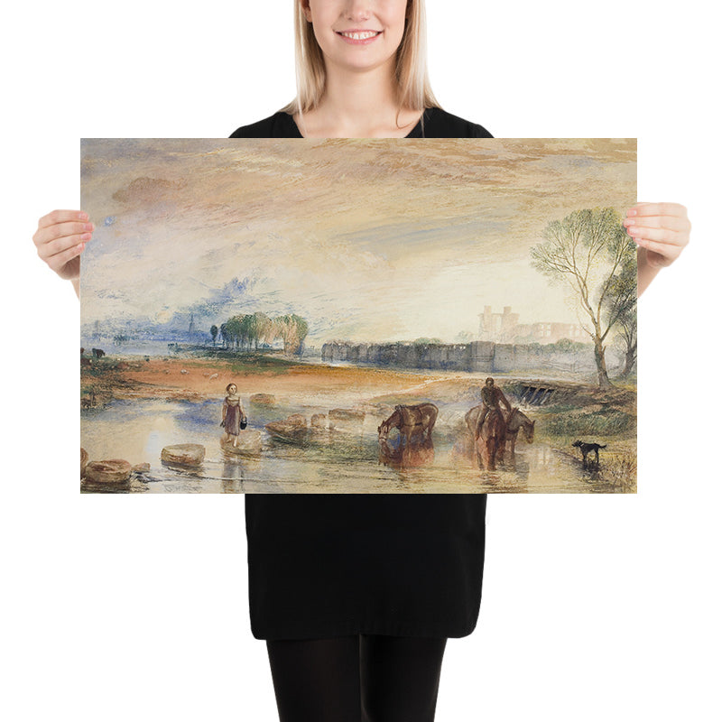 Sunset and Moonrise by Turner, 1822