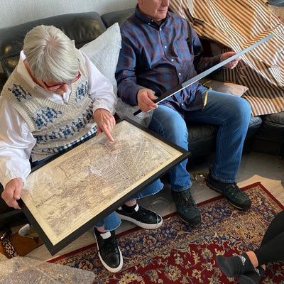 Personalised Old Map of Stonehaven