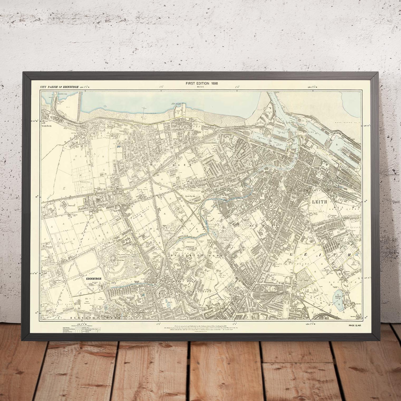 Personalised Old Map of Rhyl – The Unique Maps Co.