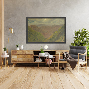 A framed image of 