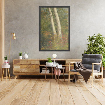 A framed image of 