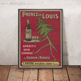 Goudron Louis Vintage Aperitif Poster, 1910