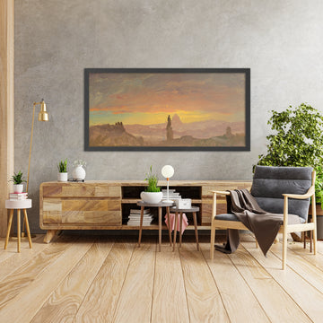 A framed image of 