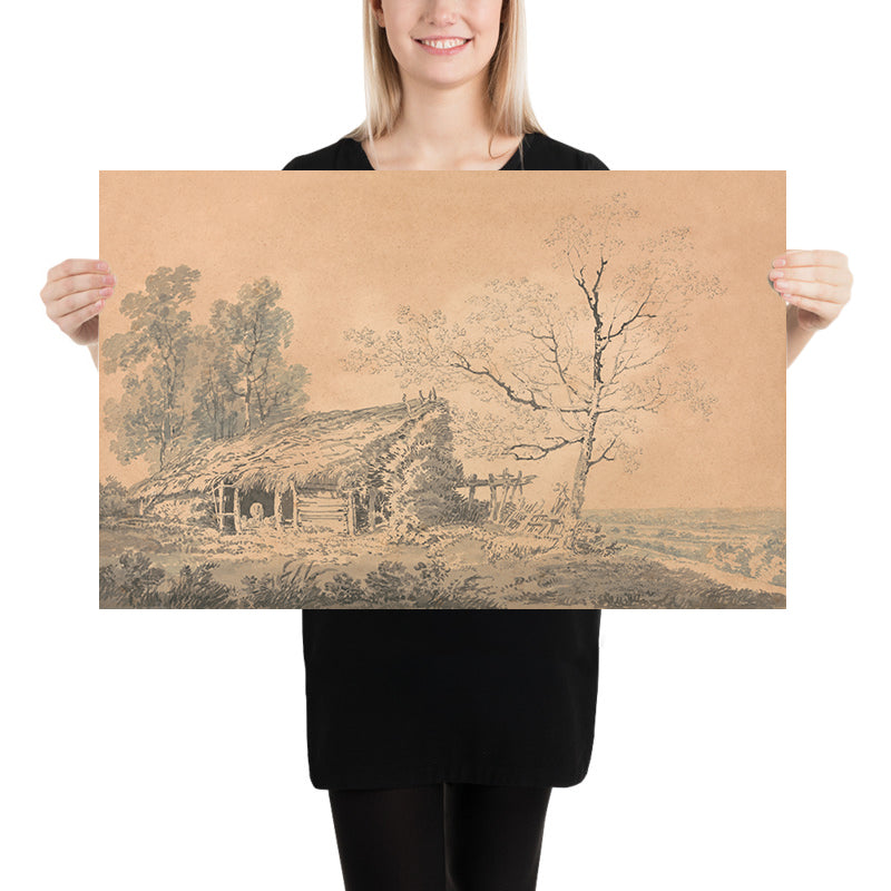 Paesaggio con fienile di Turner, 1795 