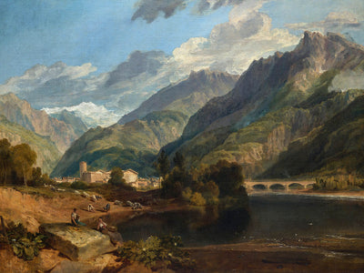 Bonneville, Savoy by Turner, 1803