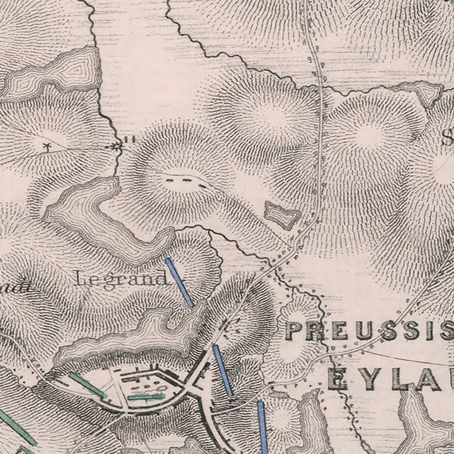 Battaglia di Preussisch-Eylau: Prima Sera, 7 Febbraio 1807, di AK Johnston 