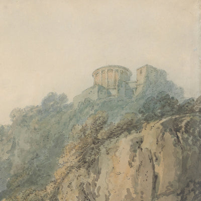 Tivoli with the Temple of the Sybil and the Cascades by Turner, 1796