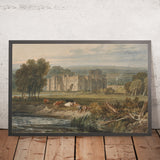 View of Hampton Court Castle, Herefordshire, from the Southeast by Turner, 1806