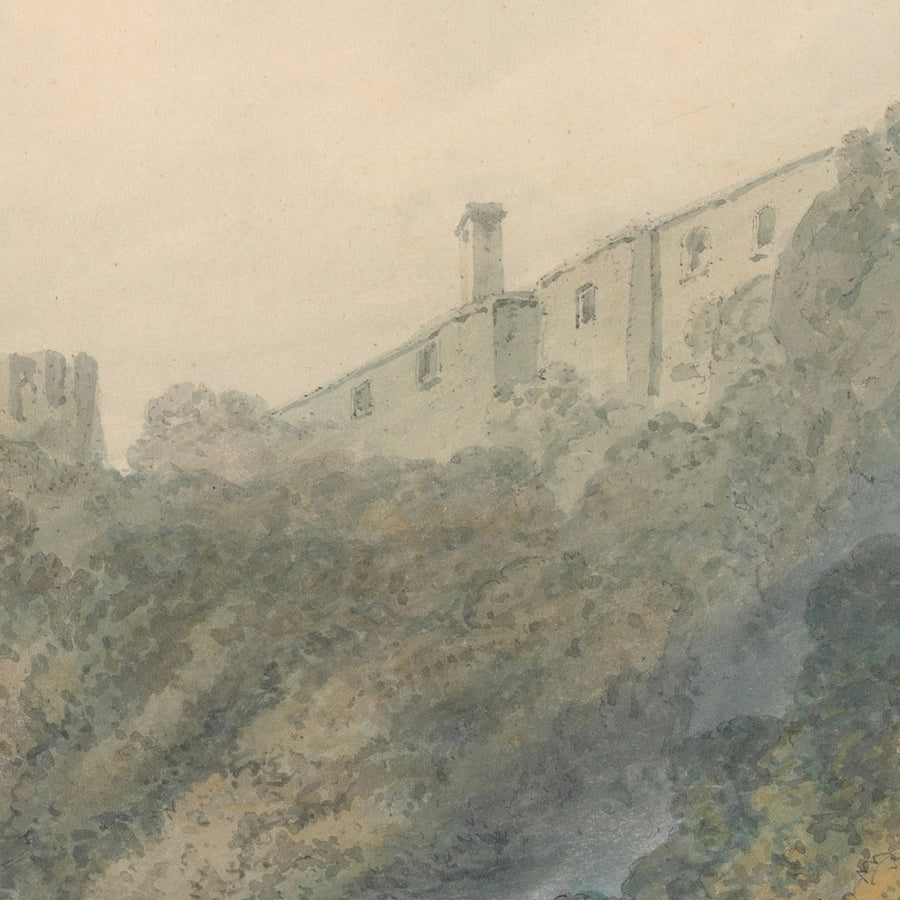 Tivoli con il Tempio della Sibilla e le Cascate di Turner, 1796 