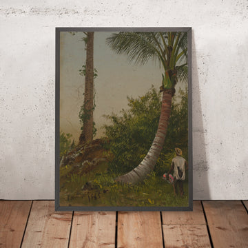 A framed image of 