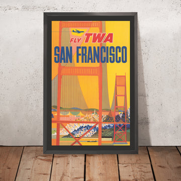 A framed image of 
